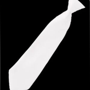 Classic White Boys Tie